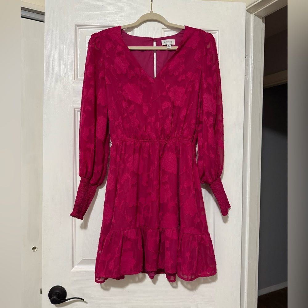 Evereve Pink Floral Dress Size Medium